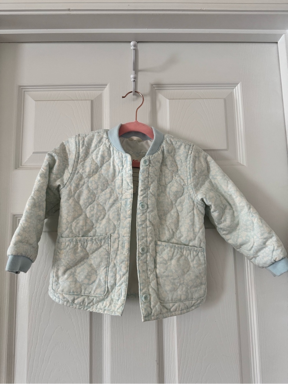 Cat & Jack Pale Blue Quilted Puffer Jacket